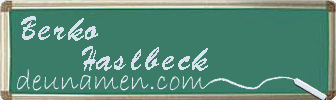 Berko Haslbeck Visitenkarte